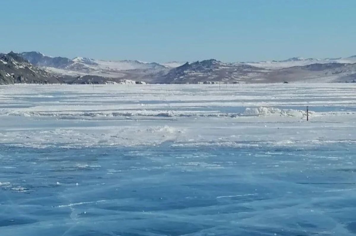    В Иркутской области выбрали новый маршрут ледовой переправы на Ольхон