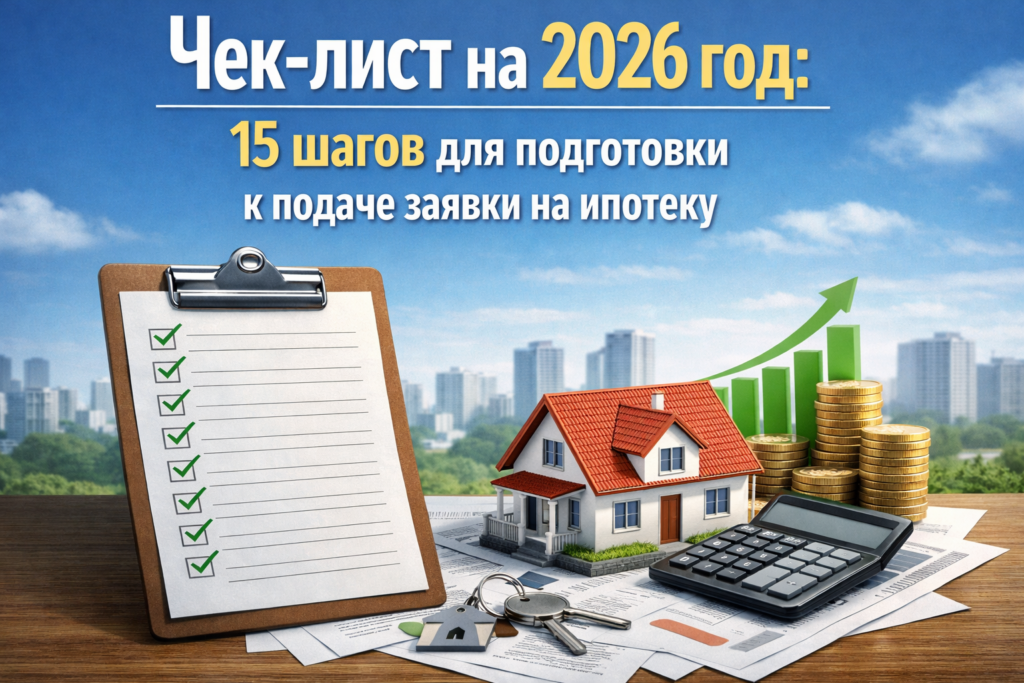    Ипотека без отказа: полный чек-лист подготовки из 15 шагов на 2026 год Редакция РИКС
