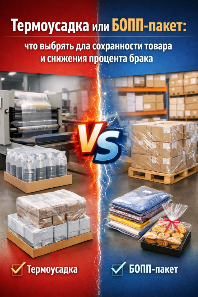    Термоусадка или БОПП? Как упаковать для WB и Ozon без брака Upseller