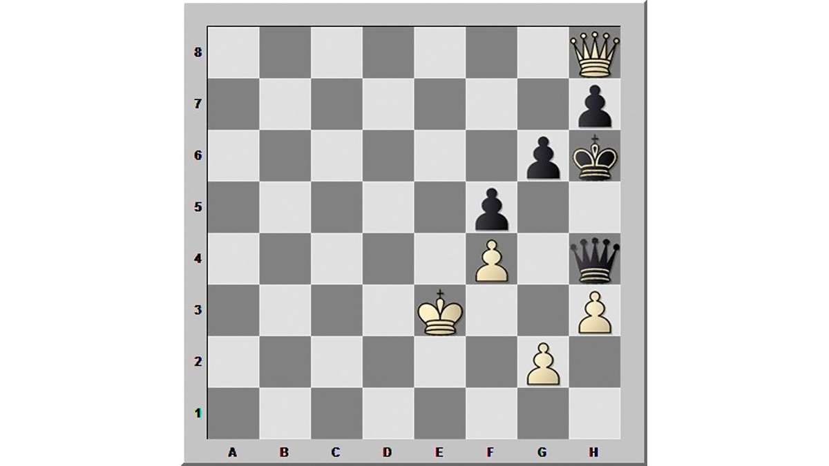 Белые начинают и выигрывают