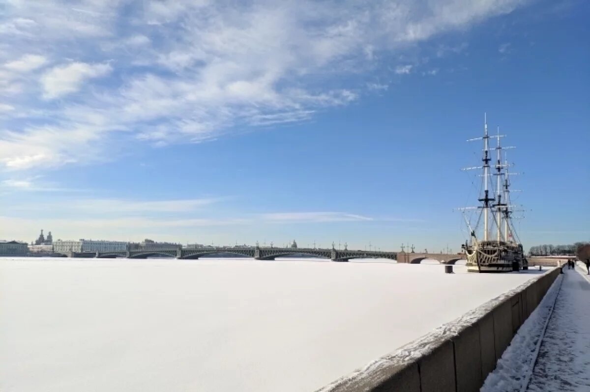    В Петербурге задержится солнце и нулевая температура