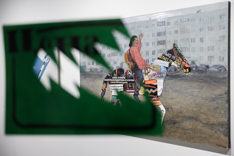    В основных залах галереи современного искусства «БИЗОN» представлена экспозиция звезды арт-Рунета Даниила Кудряшова «Механизм поглощения бессмысленности».   
Фото: «БИЗНЕС Online»