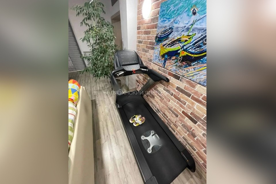    Беговую дорожку забрали в доход государства. Фото: СУ СК по Челябинской области