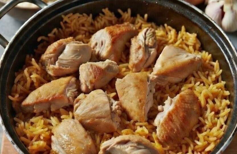 Плов из риса с курицей: простой вариант в кастрюле – ароматный и сытный без казана!