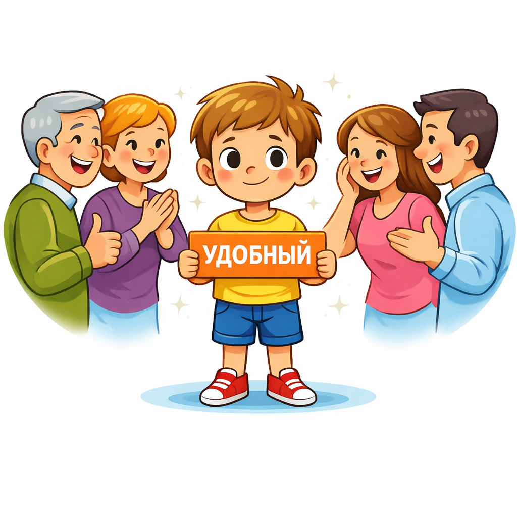 Иногда “воспитанный” = “очень старается никого не расстроить