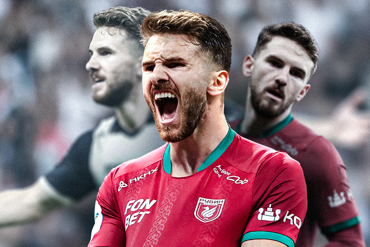    Интервью с футболистом «Рубина» Дарданом Шабанхаджаем.   
Фото и коллаж: «БИЗНЕС Online»