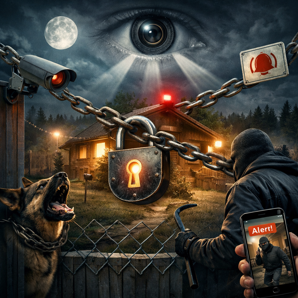 Как охранять дачу так, чтобы воры сами боялись заходить на участок