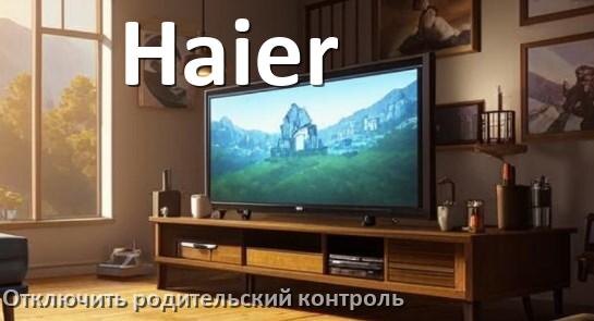 
Как на телевизоре Haier отключить родительский контроль