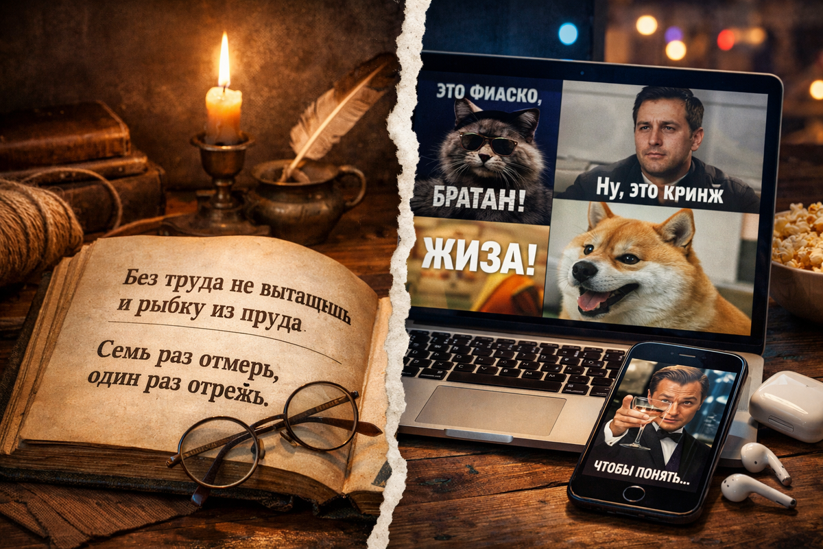 Мемы против народной мудрости, фото:ChatGPT