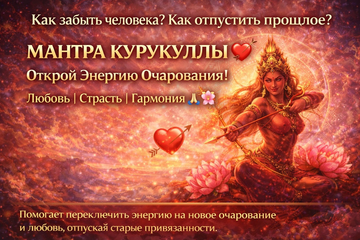 Мантра Курукуллы 💘 Открой Энергию Очарования! Любовь | Страсть | Гармония 🙏🌺