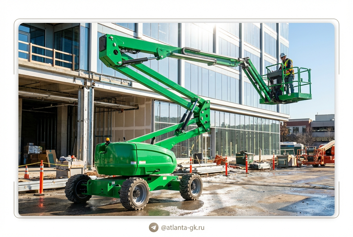    Обзор коленчатых подъемников для аренды и дизельных решений Atlanta-gk