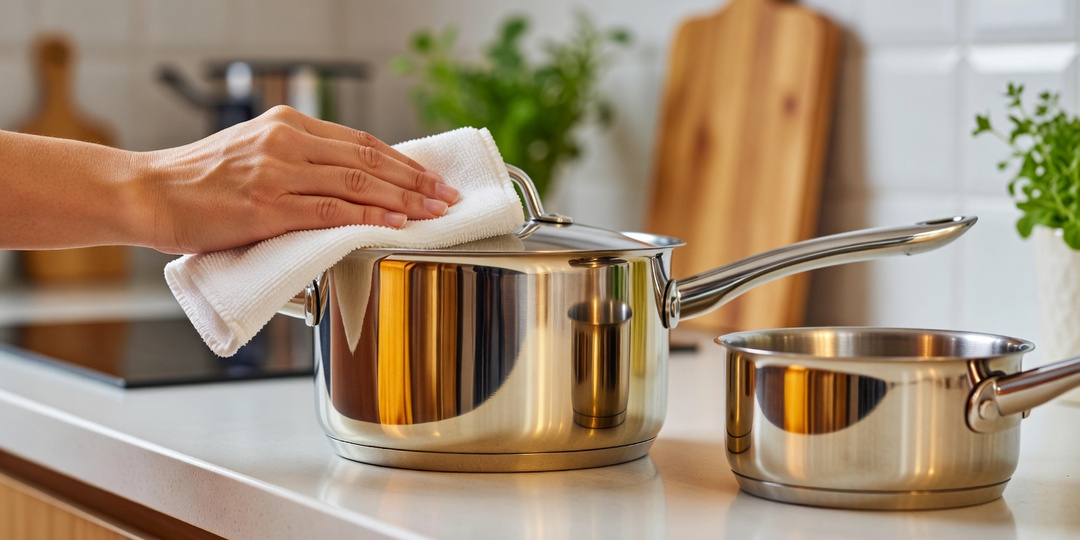 Металлическая посуда блестит как новенькая — муж нашёл средство, о котором мы не догадывались