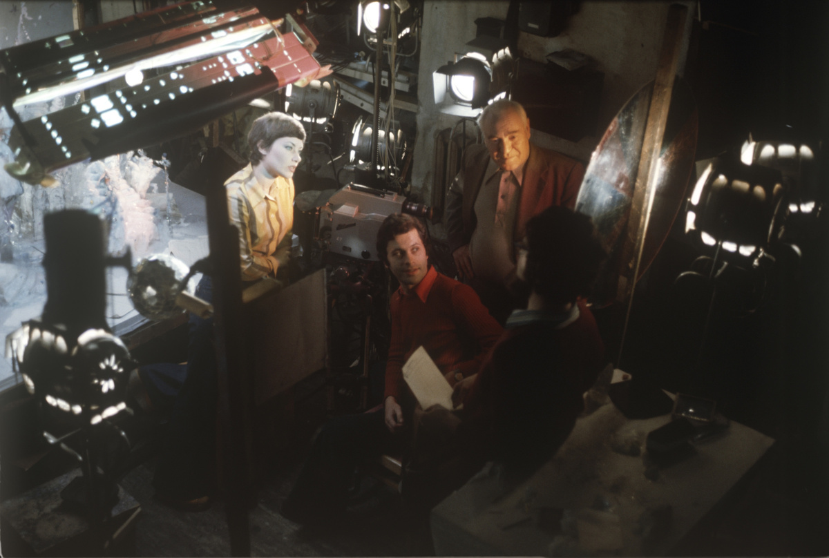    После войны Качанов служил на киностудии Министерства обороны в Болшеве, а, уже демобилизовавшись в 1946 году, изучал мультипликацию на курсах при «Союзмультфильме». На фото: съёмочная площадка студии «Союзмультфильм» / РИА Новости / Юрий Абрамочкин