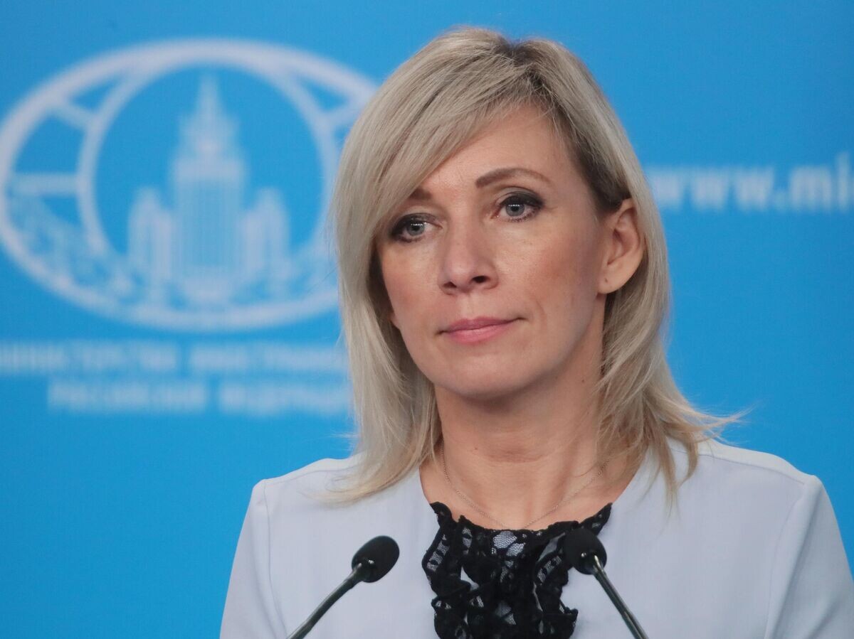    Официальный представитель Министерства иностранных дел России Мария Захарова во время брифинга | © РИА Новости / Виталий Белоусов