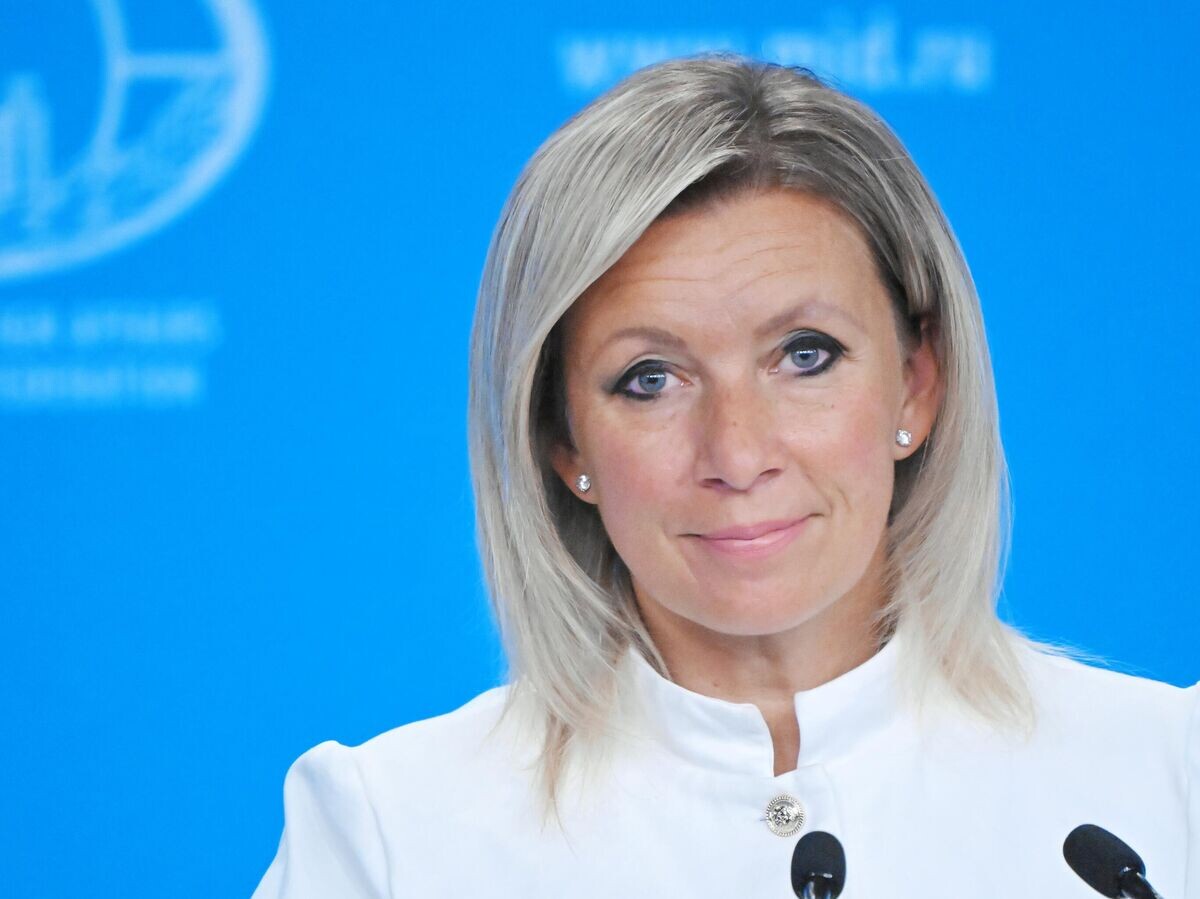    Брифинг официального представителя МИД России М. Захаровой© РИА Новости . Сергей Гунеев