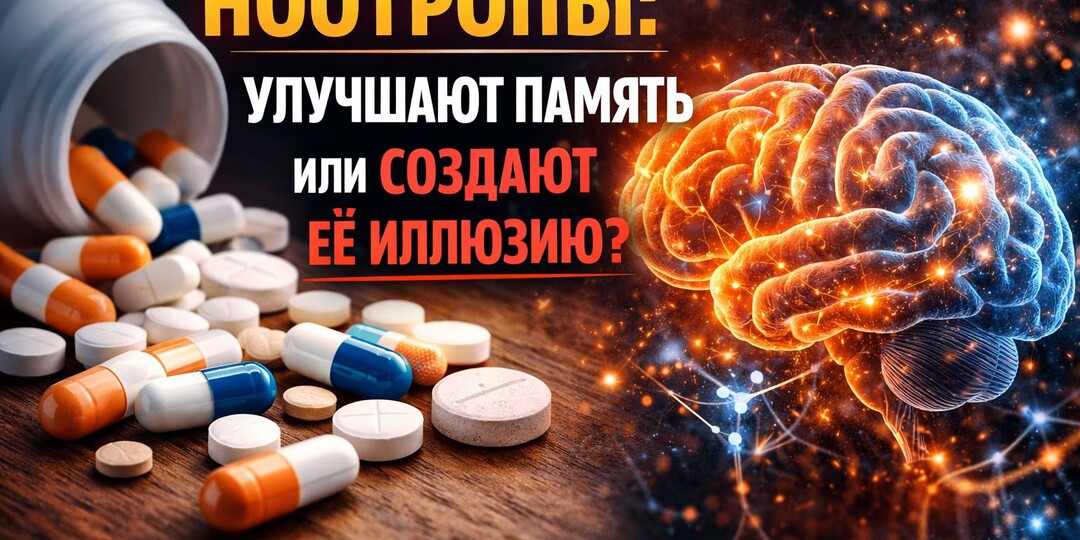 Ноотропы: улучшают память или создают её иллюзию?