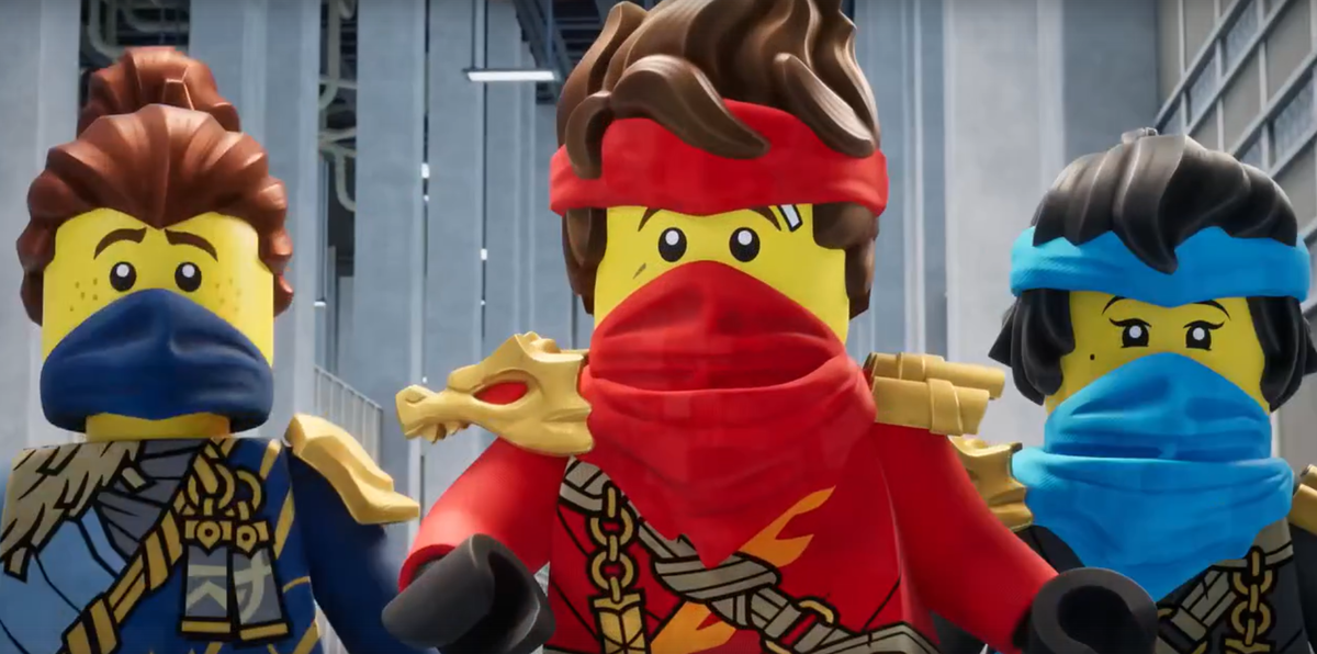 Кадр из тизера 4-го сезона мультсериала «Ниндзяго: Восстание драконов» (Ninjago: Dragons Rising). Студии: WildBrain, The Lego Group, 2026.