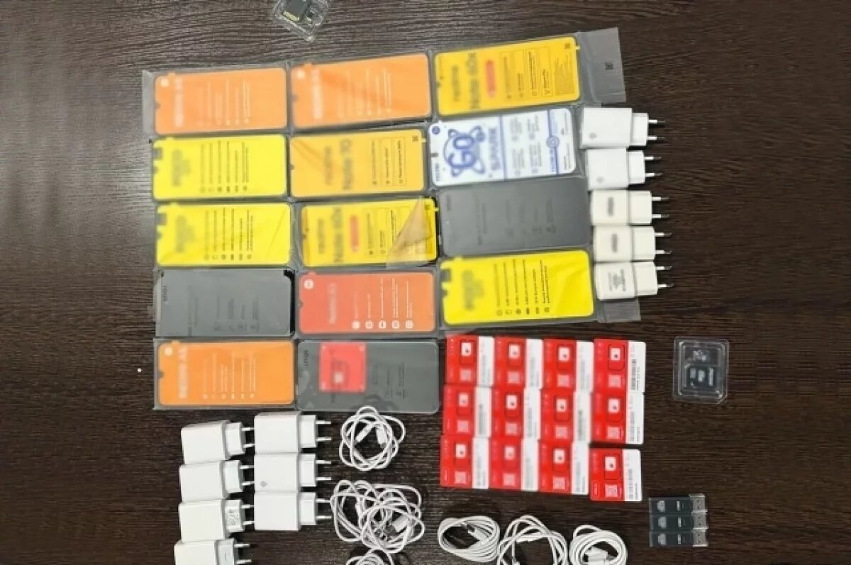    В ИК-6 Петербурга на авто пытались провезти сразу 14 телефонов