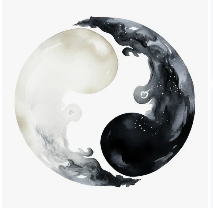 Символ Инь-Ян, похожий на два зародыша!