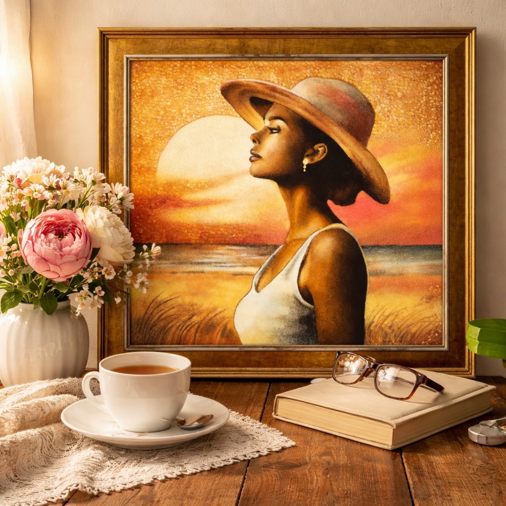 Янтарная картина