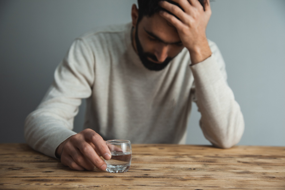 Физиологические причины тревоги после алкоголя. (источник изображения: freepik.com)