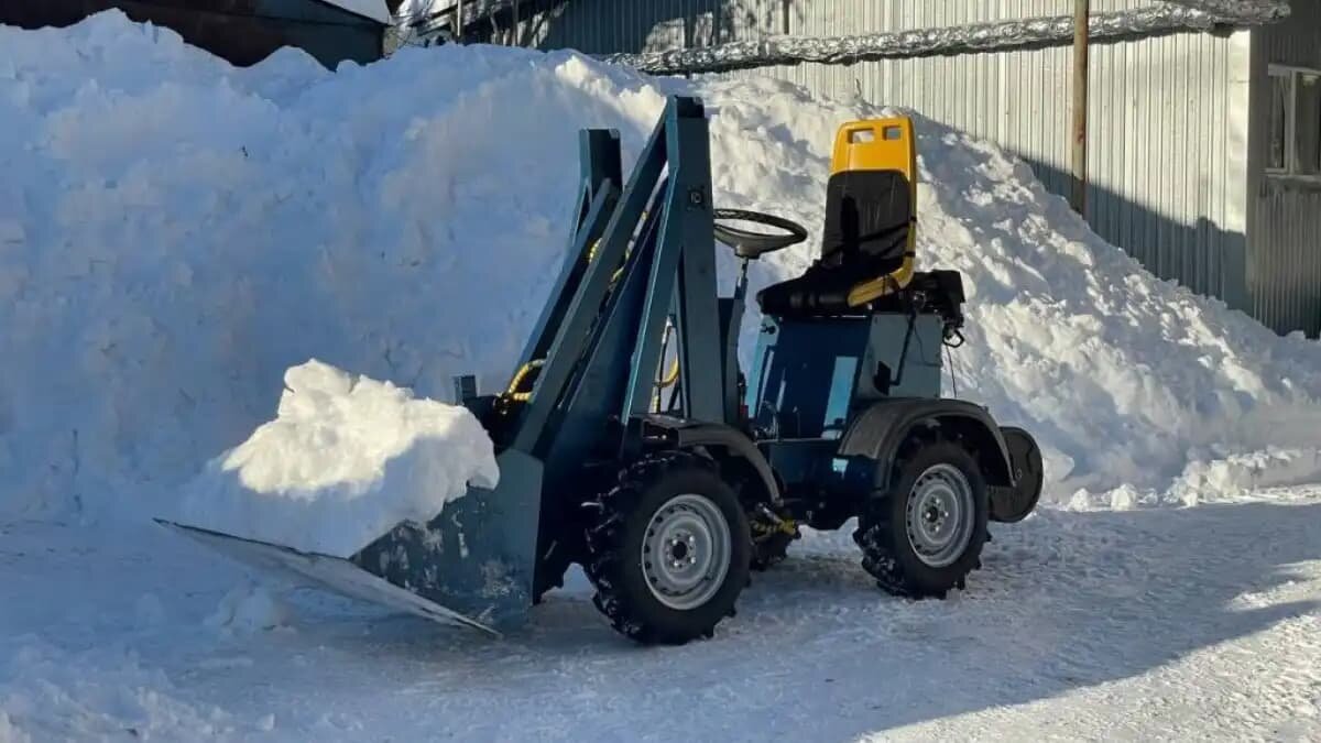   Мини-трактор сделанный своими руками учёными КНИТУ-КАИ