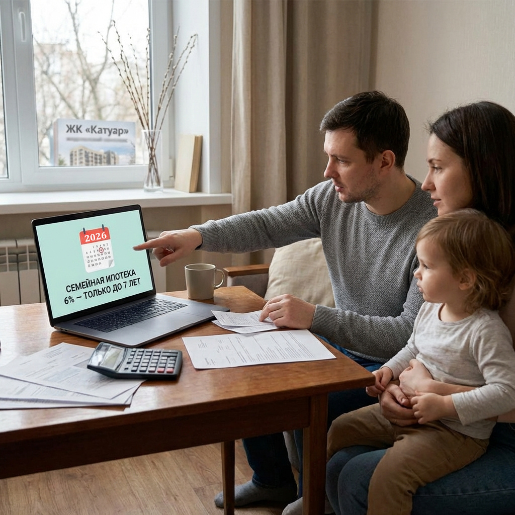 САМОЕ ВАЖНОЕ, ЧТО НУЖНО ЗНАТЬ ПРЯМО СЕЙЧАС:
Семейная ипотека под 6% положена ТОЛЬКО семьям, где есть ребенок в возрасте ДО 7 ЛЕТ (включительно до 6 лет) (Постановление Правительства РФ № 1711, ред. от 2025 г.). Это условие действует с момента запуска программы, но о нём постоянно забывают.
Если вашему ребенку уже исполнилось 7 лет — вы НЕ получаете льготную ставку. Точка. 
