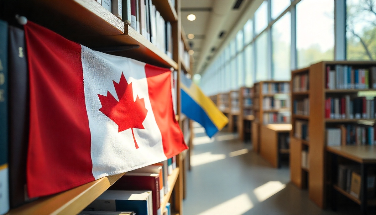    Канада и Украина флаги ИИ