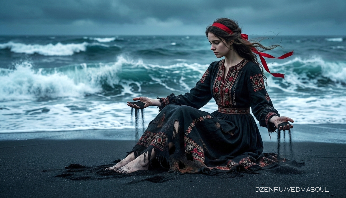 © Авторское изображение @vedmasoul. Cгенерировано ИИ. Порча, крадник, ритуал, чистка