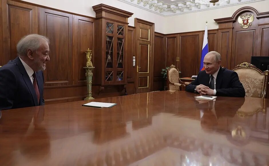    Встреча Владимира Путина и Валерия Гергиева. Фото: Кремль