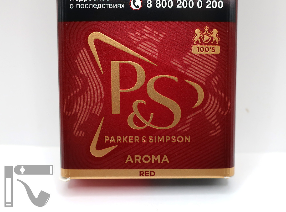 Сигареты Parker & Simpson Aroma Red. Фото: © канал "Уголок Курильщика"