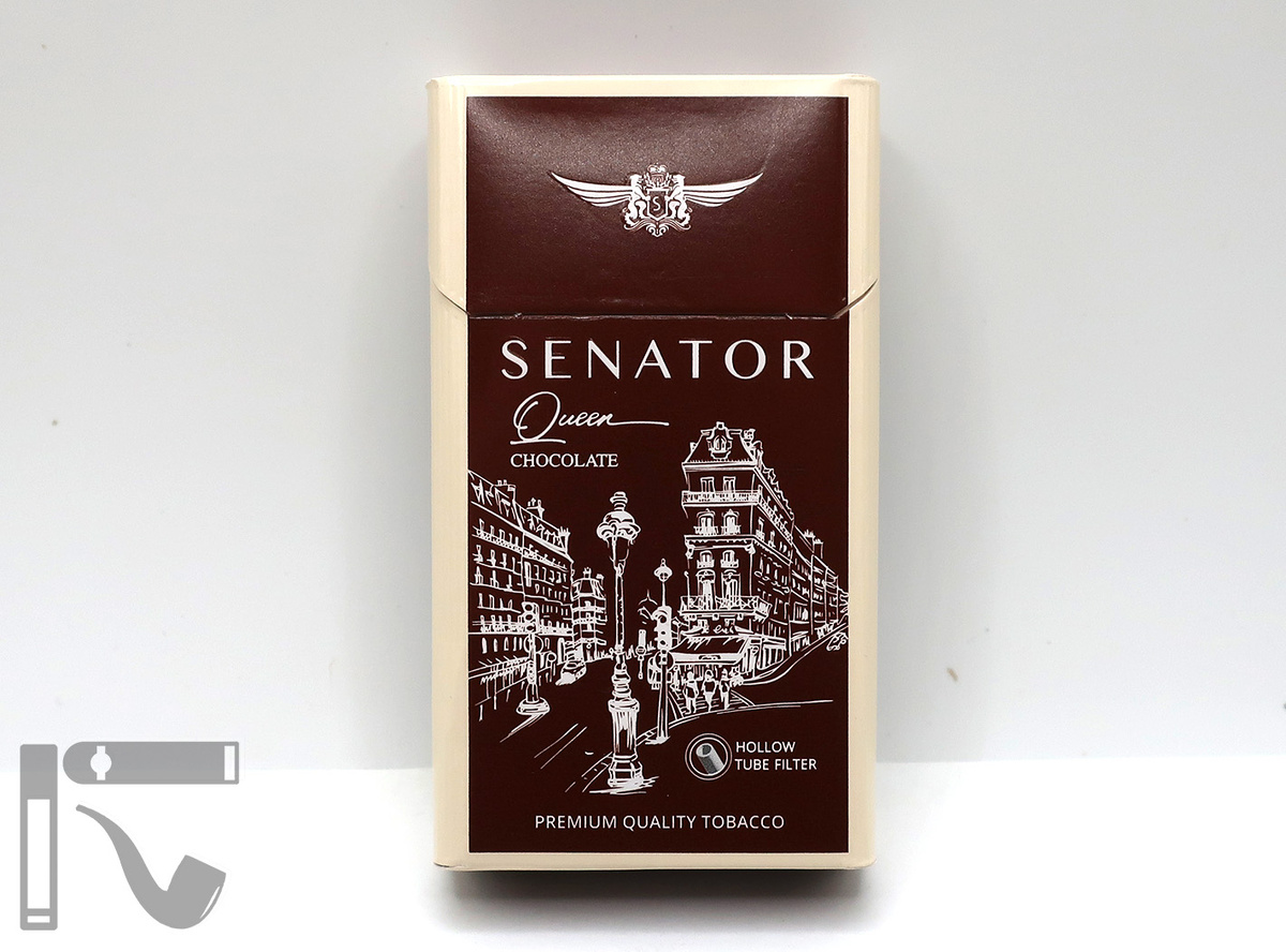 Сигареты Senator Queen Chocolate. Фото: © канал "Уголок Курильщика"