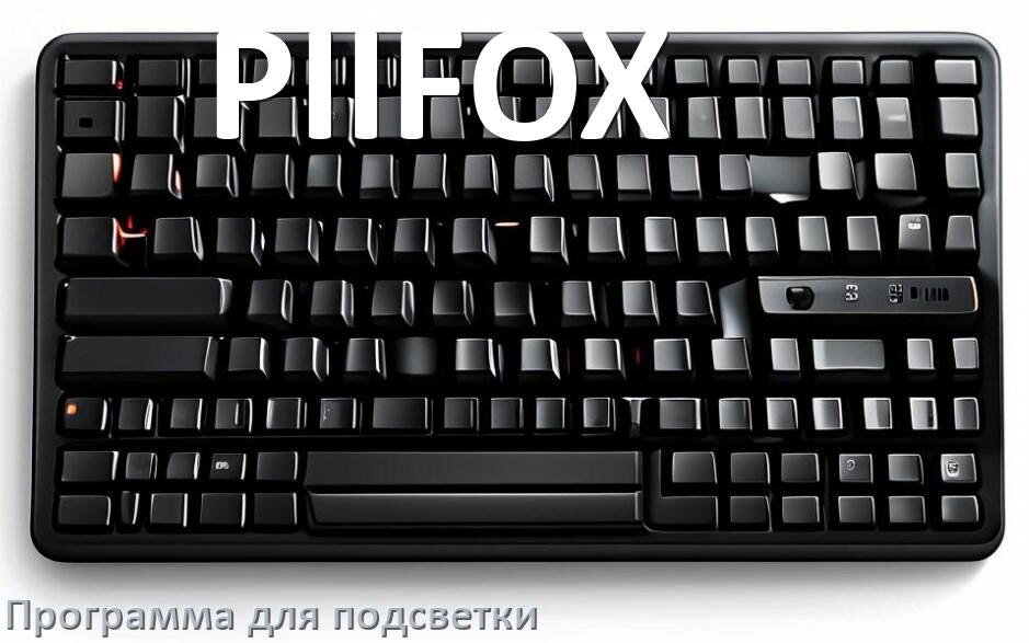 
Клавиатура PIIFOX официальная программа для подсветки