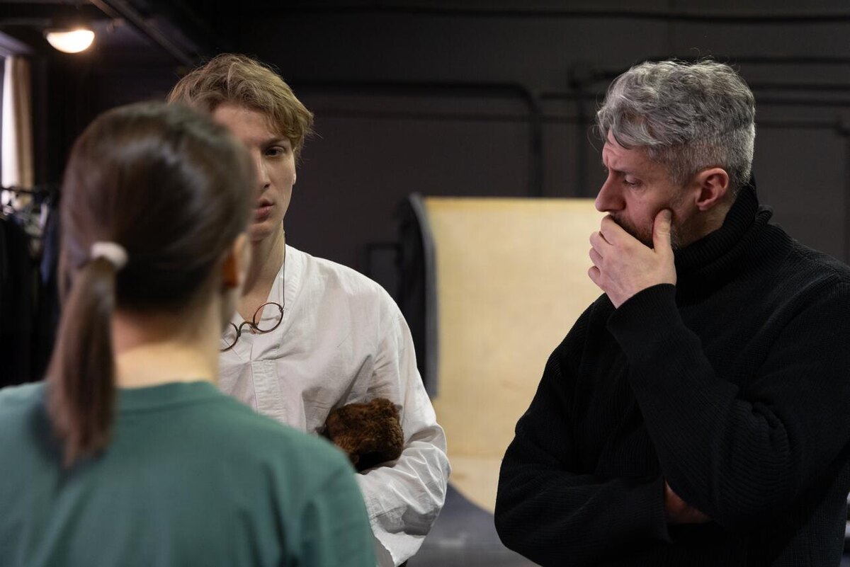    На репетиции предоставлено пресс-службой театра им. Вахтангова, фото Натальи Шорох