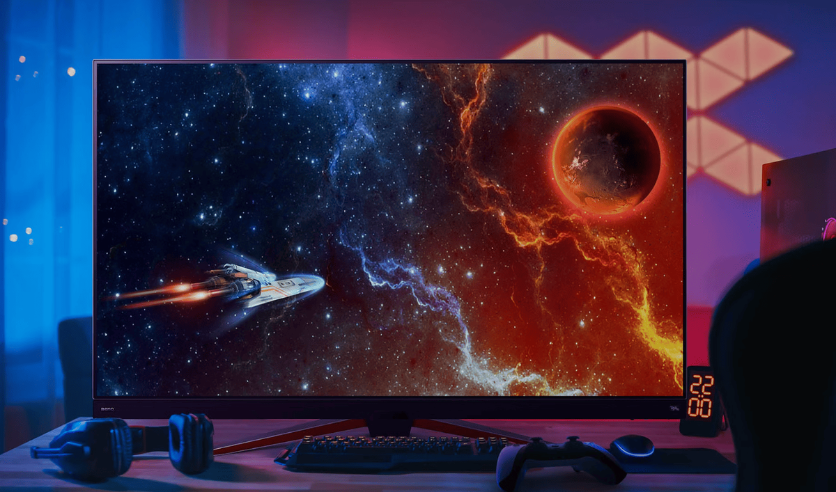    Благодаря этому на OLED матрице и удаётся добиться максимально глубокого чёрного цвета — ведь можно выключить любой пиксель. Фото: benq.com