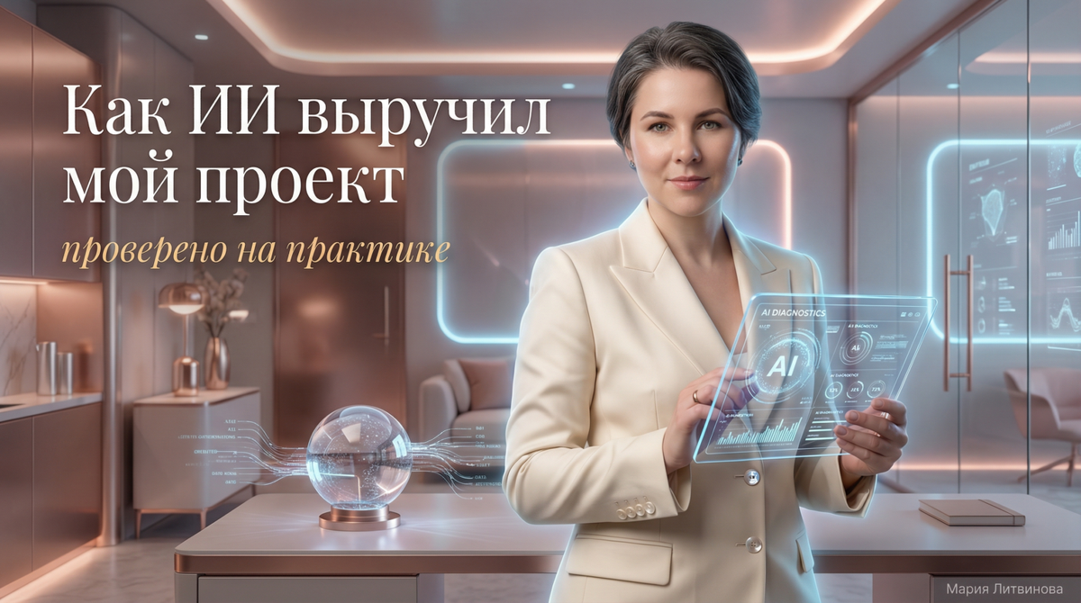    ИИ помог спасти проект — практичный разбор без драм | Автор: Мария Литвинова Мария Литвинова