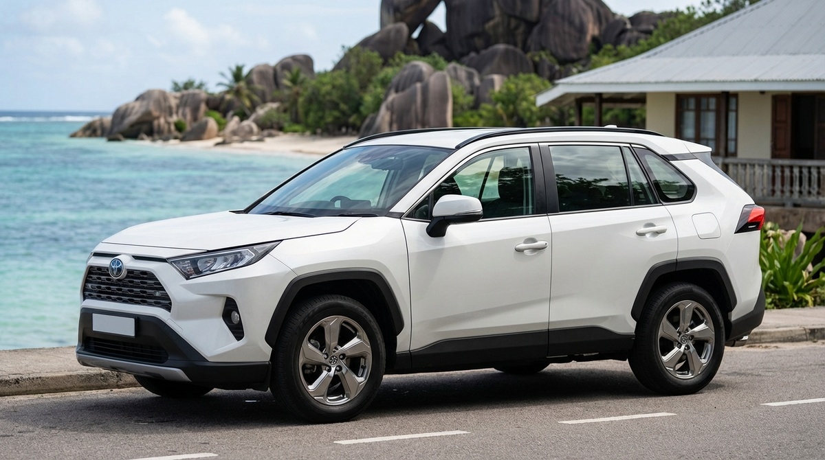 Арендованный автомобиль на острове Маэ