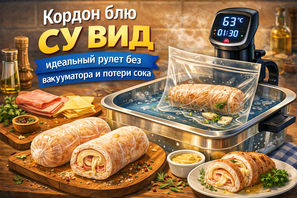 Кордон блю в сувид - идеально