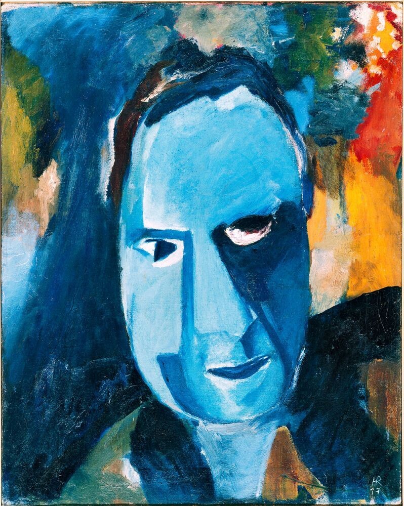 Ханс Рихтер. Синий человек. 1917