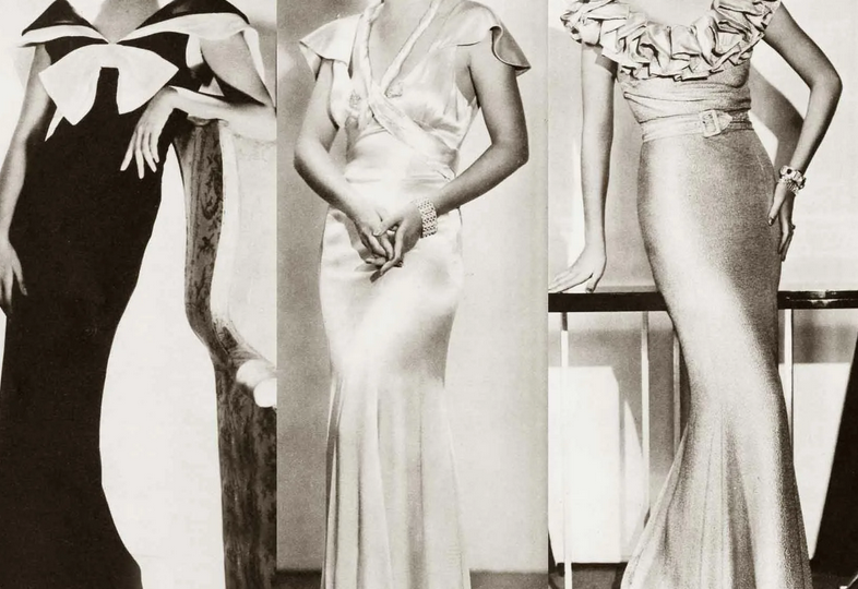 В тридцатые годы столицей моды стал "Гламурный Голливуд".