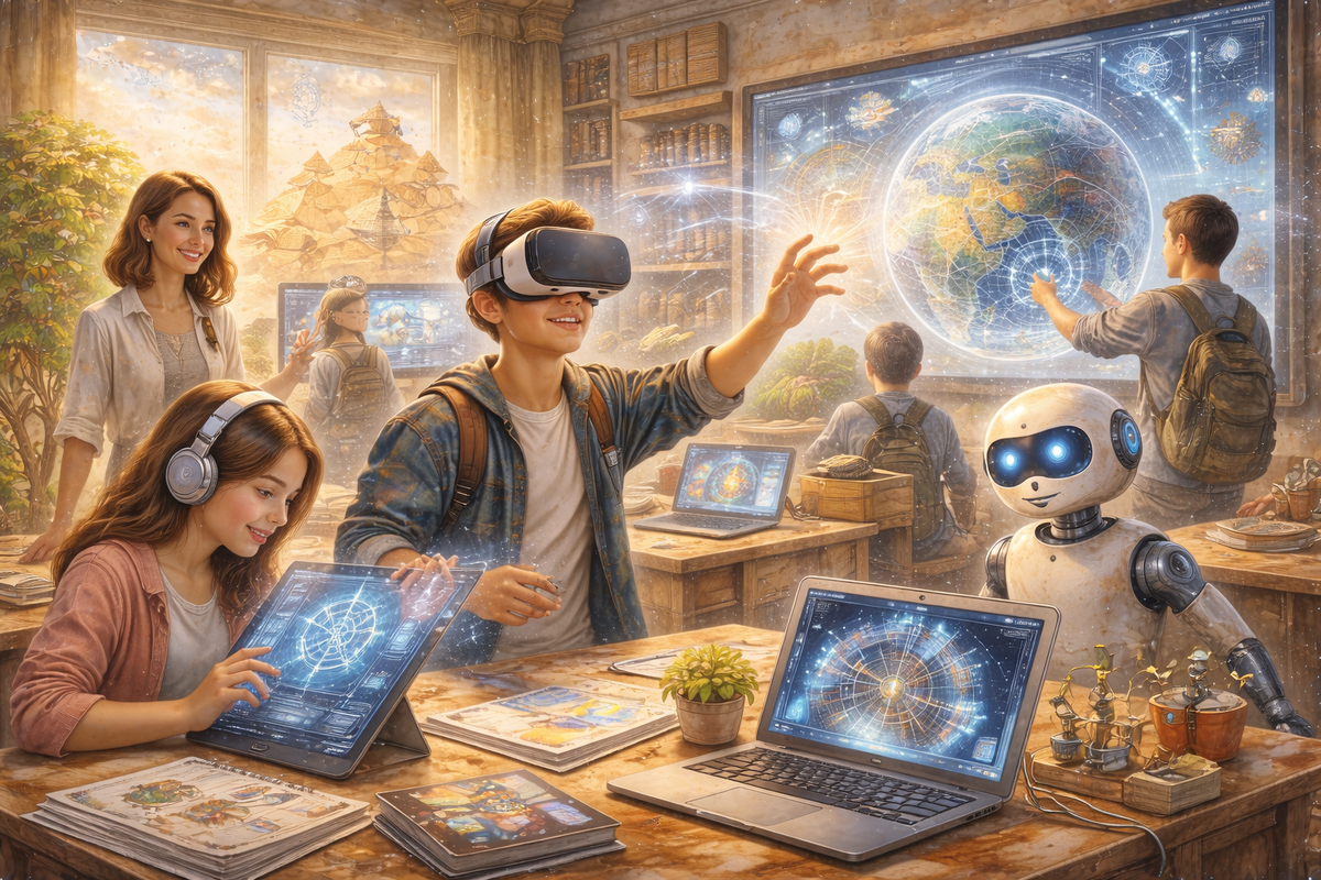 2026: образование шесть трендов, которые изменят обучение и навыки. Создано ИИ