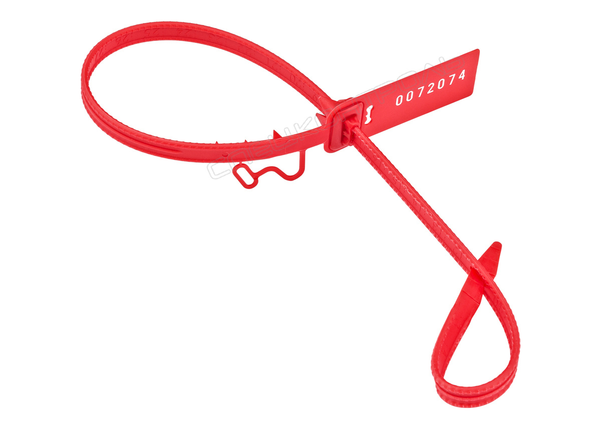 Пластиковая номерная пломбв