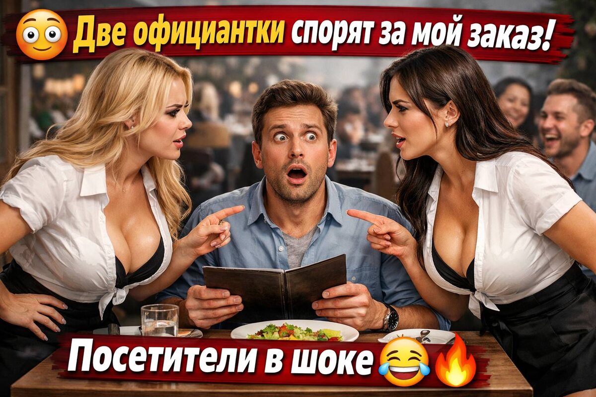 🔥 Шок в ресторане: две официантки  устроили битву за заказ! 🤯