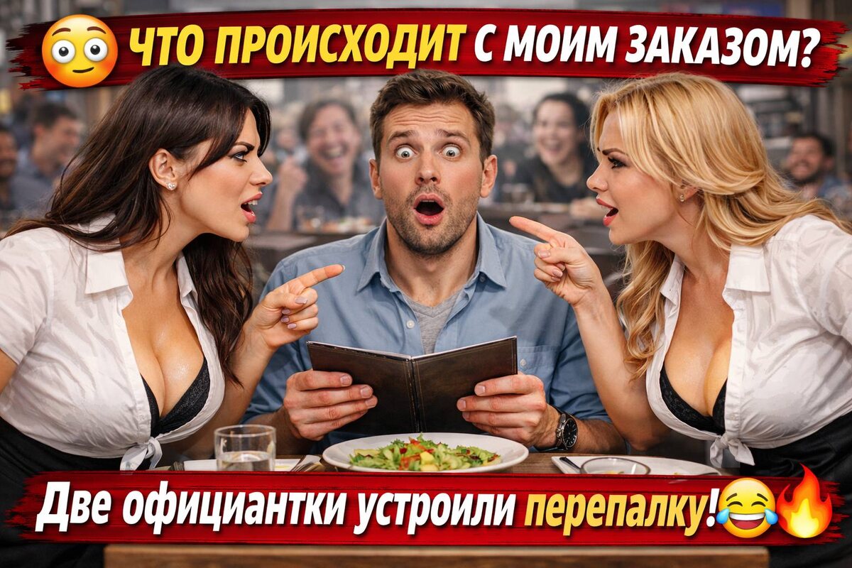 🔥 Шок в ресторане: две официантки  устроили битву за заказ! 🤯