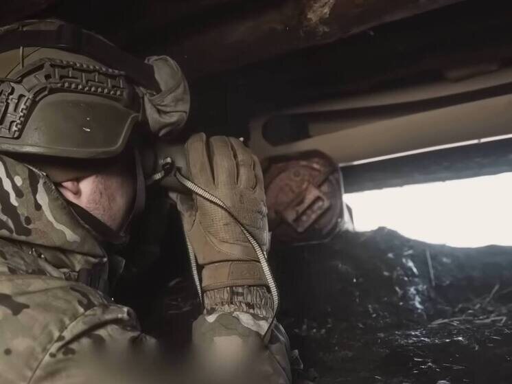     Украинский военный. Фото: кадр из видео.