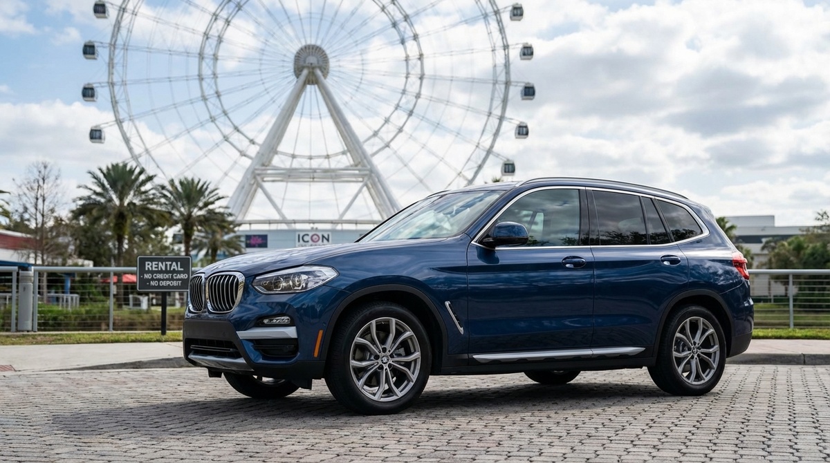 Автомобиль из проката на улицах Орландо