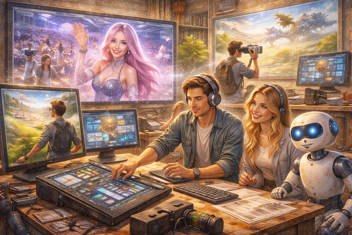 2026: семь медиатрендов. Ваш любимый актёр может быть .zip-файлом. Создано ИИ