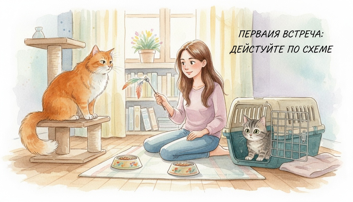Как подружить кошек