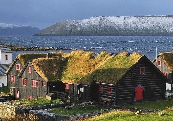 Деревянный дом из Дании (о. Стреймон) 