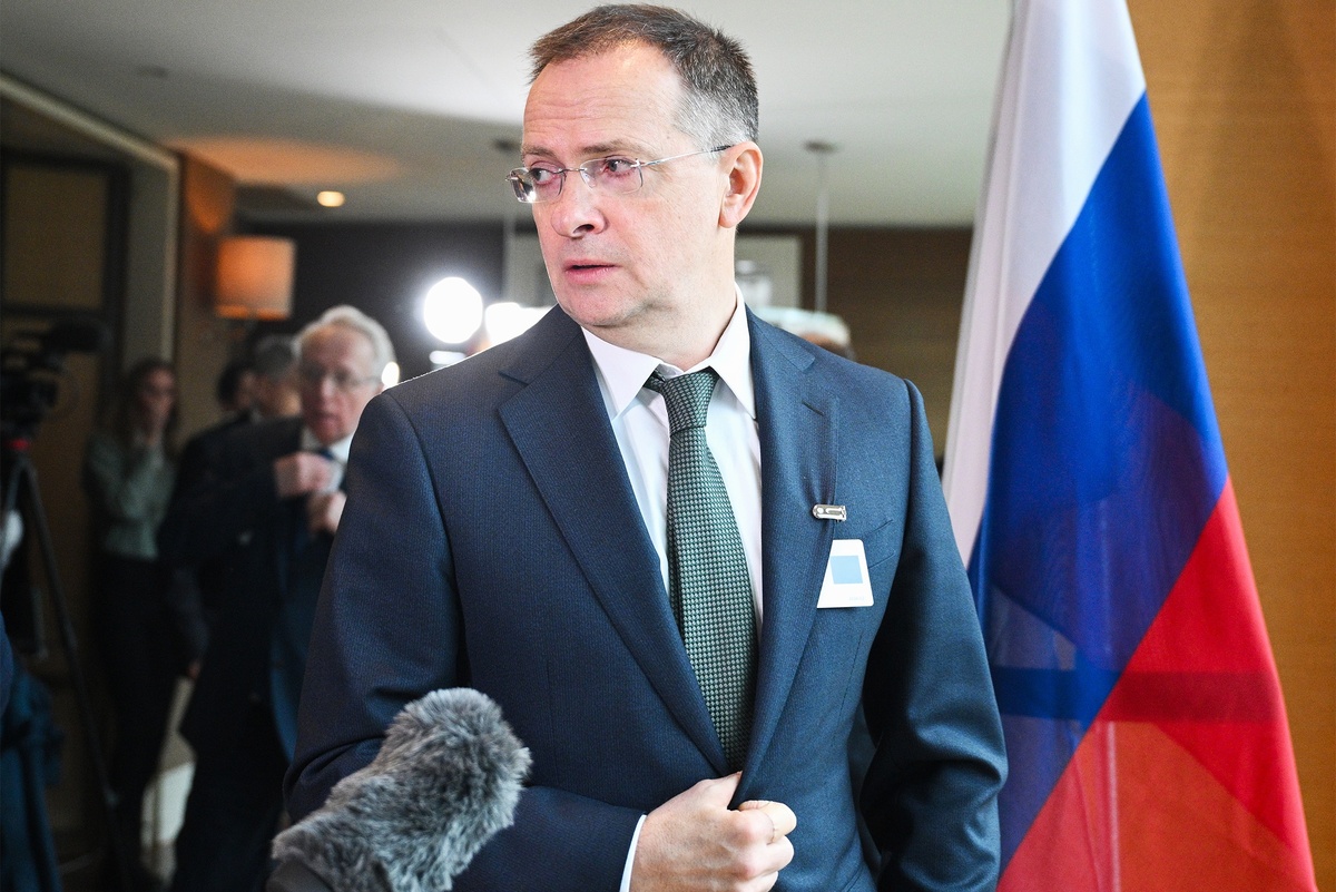    По итогам переговоров глава российской делегации, помощник президента Владимир Мединский сообщил, что новая встреча по Украине пройдет "в ближайшее время"./Tomohiro Ohsumi/Getty Images